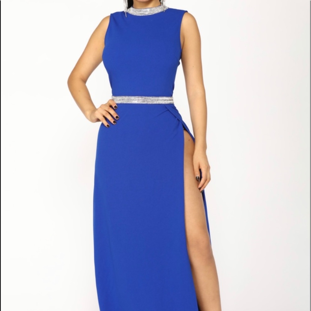 Harper Maxi Royal Dress